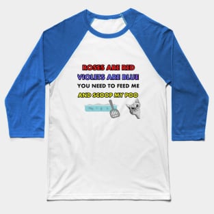 Scoop my poo Baseball T-Shirt
